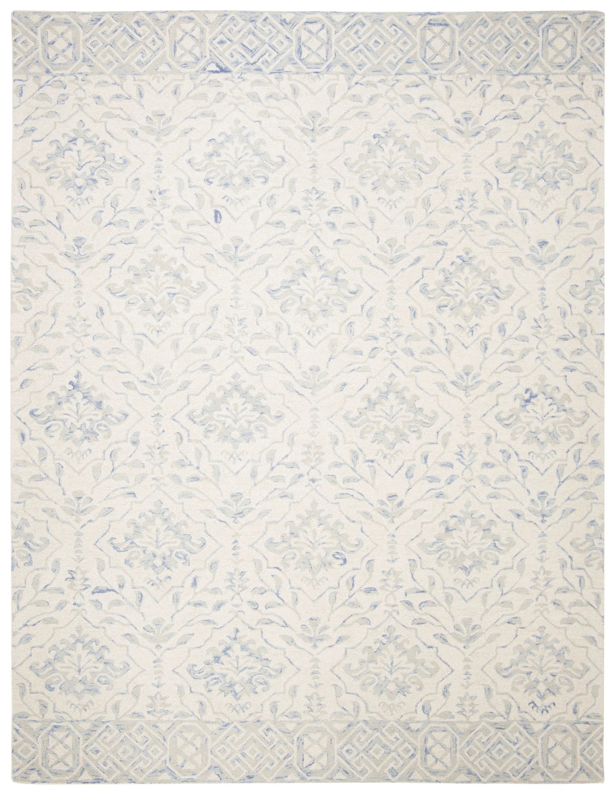 Safavieh Dip Dye 10'-0" x 14'-0" Rug in Light Blue / Ivory