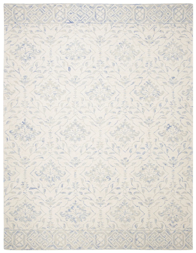 Safavieh Dip Dye 10'-0" x 14'-0" Rug in Light Blue / Ivory