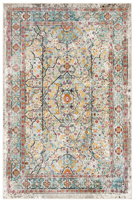 Safavieh Aria 3'-0" x 5'-0" Rug in Cream / Blue