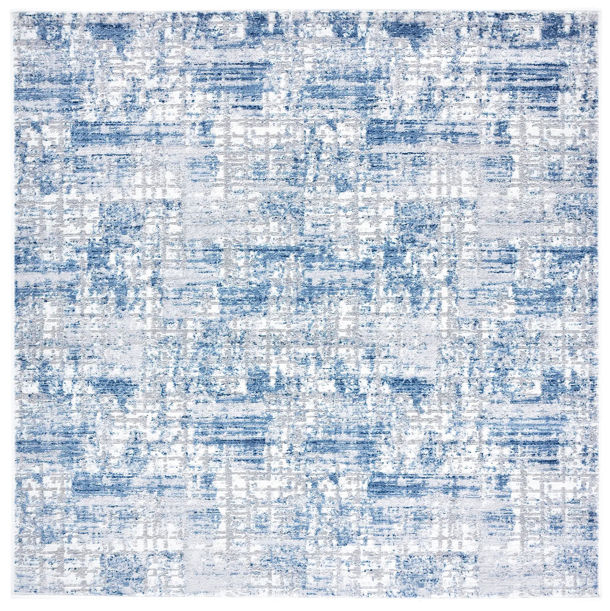 Safavieh Amelia 700 6'-7" x 6'-7" Rug in Navy / Light Grey