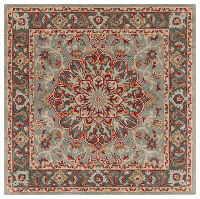 Safavieh Heritage 6'-0" x 6'-0" Rug in Grey / Charcoal