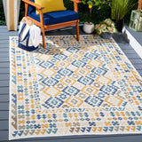 Safavieh Sunrise 4'-0" x 5'-7" Rug in Ivory / Blue Gold