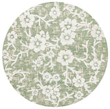 Safavieh Glamour 6'-0" x 6'-0" Rug in Green / Ivory