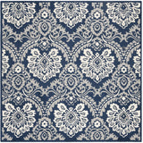 Safavieh Blossom 6'-0" x 6'-0" Rug in Navy / Ivory