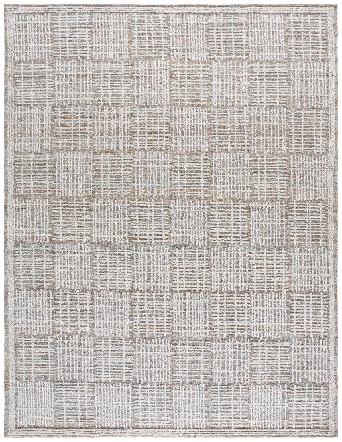 Safavieh Abstract 10'-0" x 14'-0" Rug in Brown / Ivory