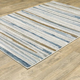 Oriental Weavers Sphinx Easton 4514E Beige/Blue Rugs - angle detail