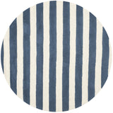 Safavieh Cambridge 6'-0" x 6'-0" Rug in Navy / Ivory