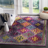 Safavieh Monaco 4'-0" x 5'-7" Rug in Purple / Multi