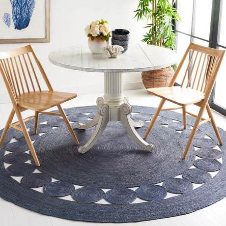 Safavieh Natural Fiber 10'-0" x 10'-0" Rug in Navy