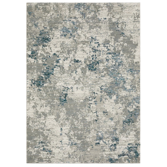 Oriental Weavers Sphinx Evolution 0984D Grey/ Blue Rugs - main flat