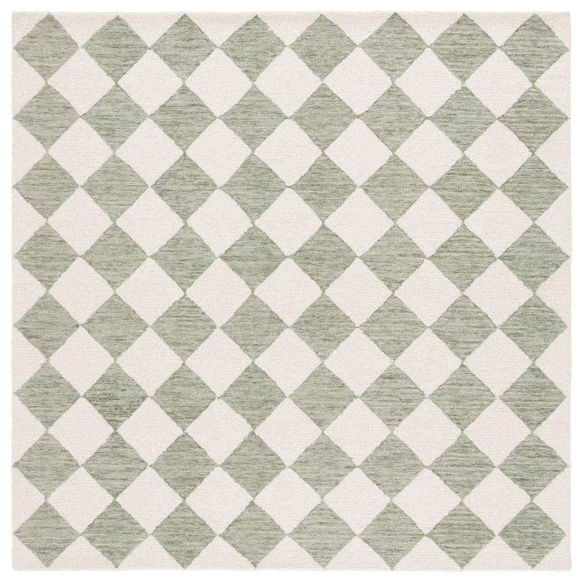 Safavieh Ebony 6'-0" x 6'-0" Rug in Sage / Ivory