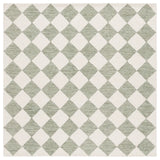 Safavieh Ebony 6'-0" x 6'-0" Rug in Sage / Ivory