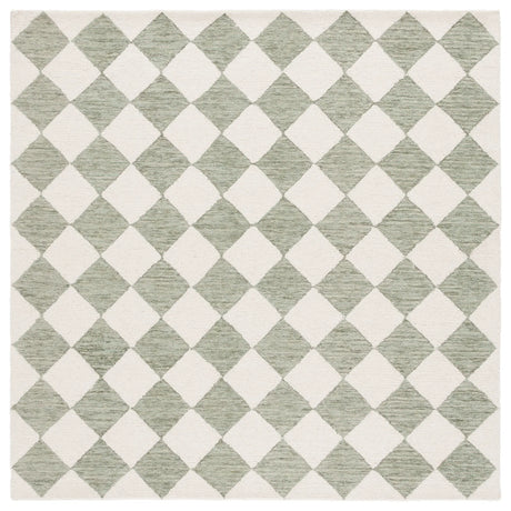 Safavieh Ebony 6'-0" x 6'-0" Rug in Sage / Ivory
