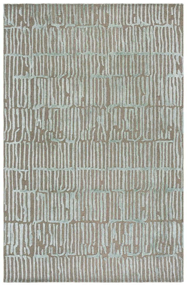 Safavieh Soho 4'-0" x 6'-0" Rug in Green / Brown
