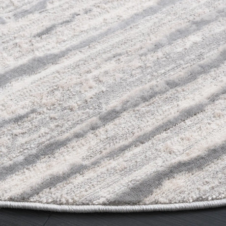 Safavieh Lagoon 6'-7" x 6'-7" Rug in Grey / Dark Grey