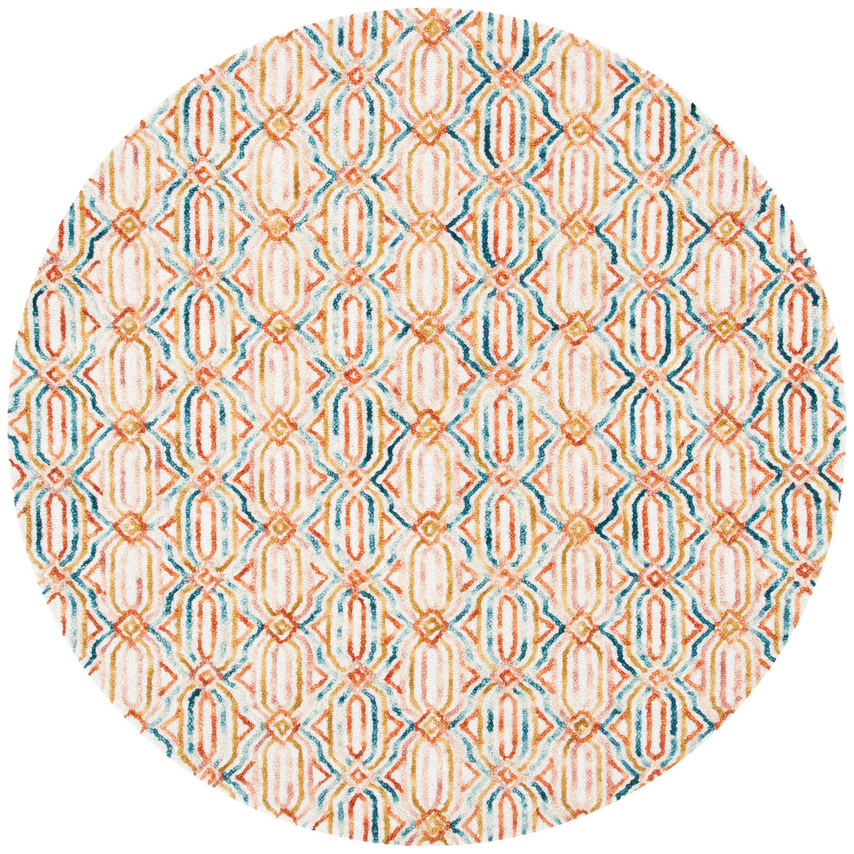 Safavieh Trace 6'-0" x 6'-0" Rug in Ivory / Navy