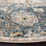 Safavieh Valencia 6'-4" x 6'-4" Rug in Ivory / Blue