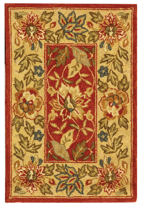 Safavieh Chelsea 1'-8" x 2'-6" Rug in Red / Ivory