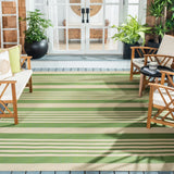 Safavieh Courtyard 10'-0" x 14'-0" Rug in Green / Beige