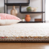 Safavieh Natura 4'-0" x 6'-0" Rug in Red / Ivory