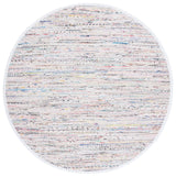 Safavieh Rag Rug 5'-0" x 5'-0" Rug in Ivory / Multi