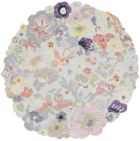 Safavieh Jardin 6'-0" x 6'-0" Rug in Green / Pink