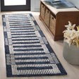 Safavieh Pine 2'-3" x 8'-0" Rug in Navy / Ivory