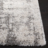 Safavieh Hudson Shag 4'-0" x 6'-0" Rug in Ivory / Grey