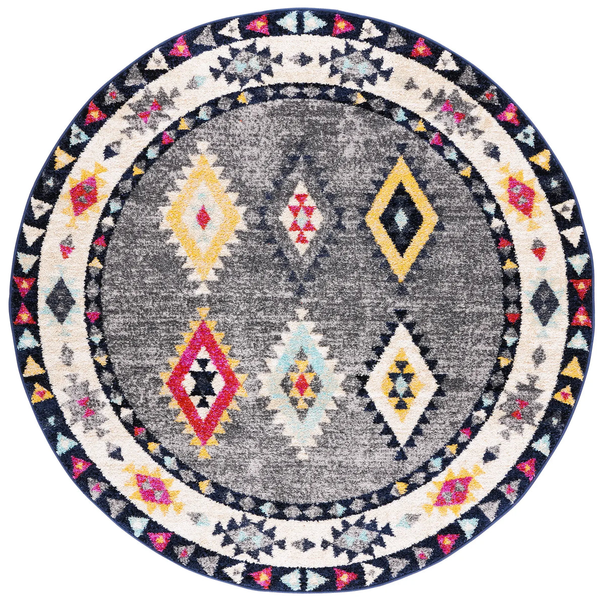 Safavieh Adirondack 6'-0" x 6'-0" Rug in Grey / Ivory