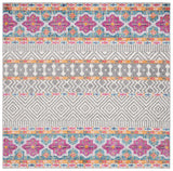 Safavieh Madison 6'-7" x 6'-7" Rug in Grey / Ivory