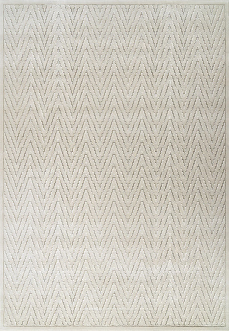 Dynamic Rugs Harmony 59019 Power Loomed Contemporary Ivory/Grey Rug - Rectangular