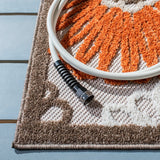 Safavieh Cabana 4'-5" x 6'-5" Rug in Beige / Orange