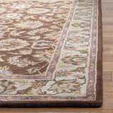 Safavieh Heritage 4'-0" x 6'-0" Rug in Brown / Ivory