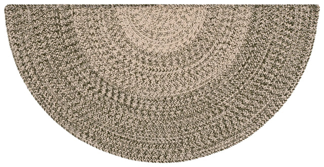 Safavieh Braided 2'-0" x 4'-0" Rug in Beige / Green