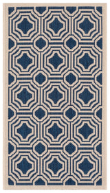Safavieh Courtyard 2'-0" x 3'-7" Rug in Navy / Beige
