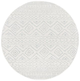 Safavieh Tulum 5'-0" x 5'-0" Rug in Ivory / Light Grey