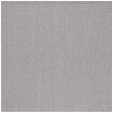 Safavieh Sisal All-Weather 6'-7" x 6'-7" Rug in Grey