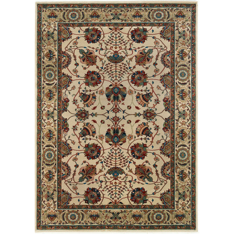 Oriental Weavers Sphinx Ariana 431o3 Ivory / Red Rugs - main flat