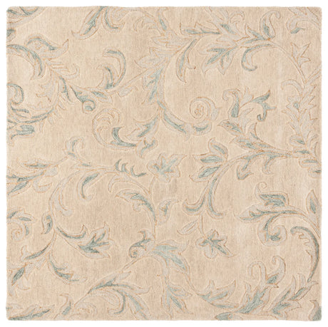Safavieh Jardin 6'-0" x 6'-0" Rug in Beige / Grey