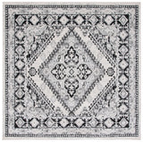 Safavieh Tulum 6'-7" x 6'-7" Rug in Ivory / Black