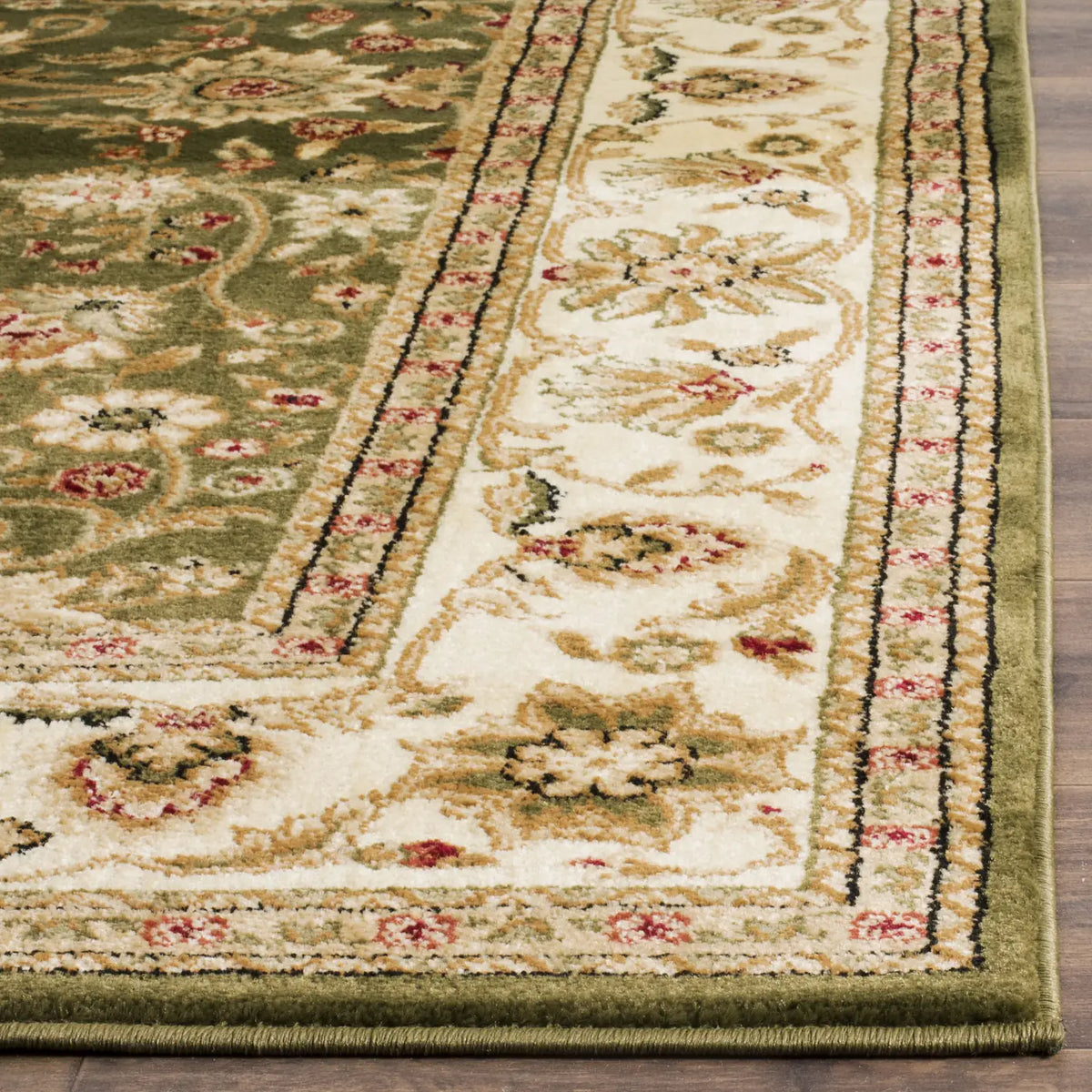 Safavieh Lyndhurst 4'-0" x 6'-0" Rug in Sage / Ivory