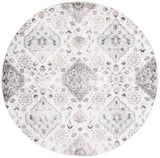 Safavieh Shivan 100 6'-7" x 6'-7" Rug in Ivory / Grey