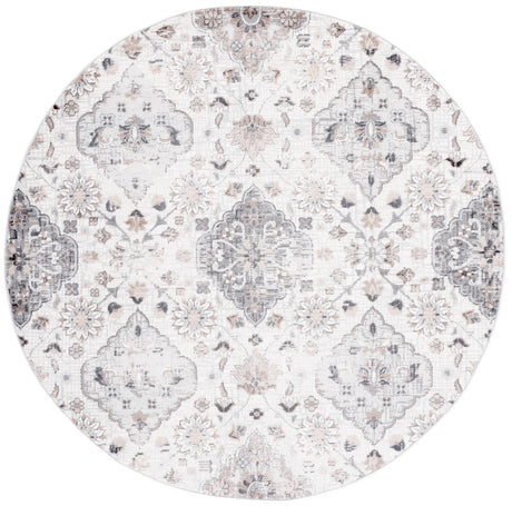 Safavieh Shivan 100 6'-7" x 6'-7" Rug in Ivory / Grey
