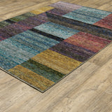 Oriental Weavers Sphinx Strada Str04 Multi/ Multi Rugs - angle detail