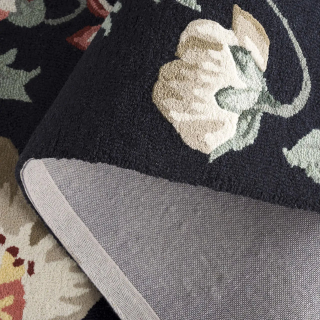 Safavieh Jardin 4'-0" x 6'-0" Rug in Black / Beige