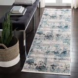 Safavieh Shivan 2'-2" x 8'-0" Rug in Ivory / Navy