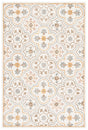 Safavieh Micro-Loop 4'-0" x 6'-0" Rug in Ivory / Grey
