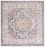 Safavieh Olympia 6'-0" x 6'-0" Rug in Dark Grey / Beige
