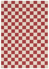 Safavieh Courtyard 4'-0" x 5'-7" Rug in Red / Beige