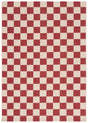 Safavieh Courtyard 4'-0" x 5'-7" Rug in Red / Beige